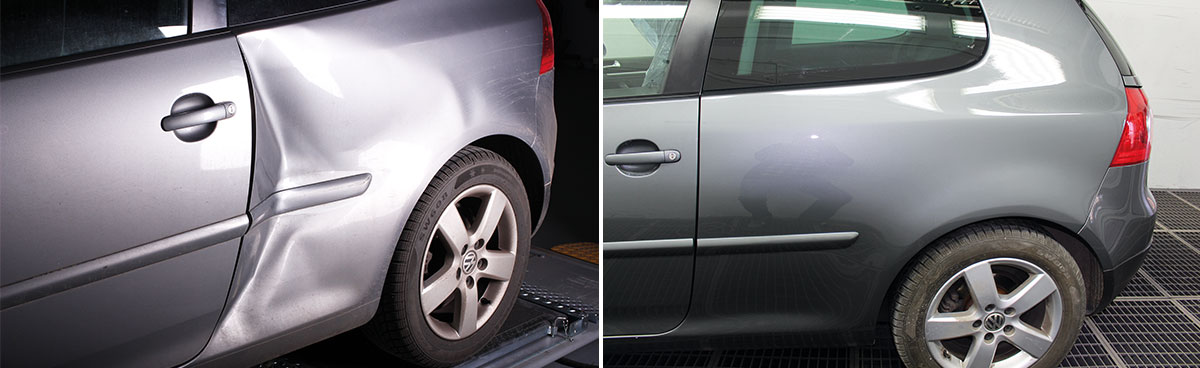 Auto Greiss Lack Vorher Nachher 1
