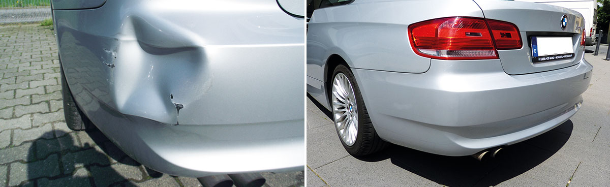 Auto Greiss Lack Vorher Nachher 2